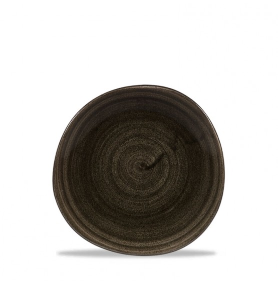 Patina Iron Black Round Plate
